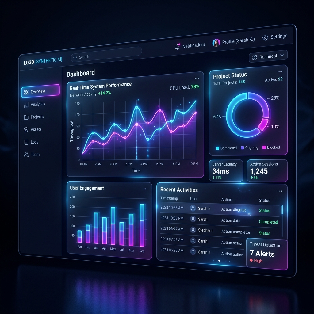 Dashboard Moderno